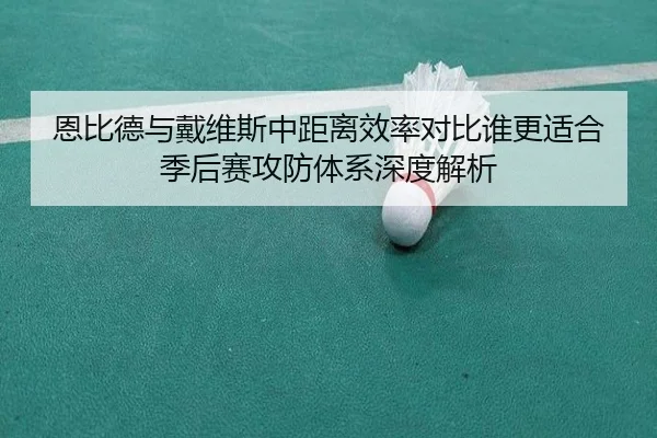 恩比德与戴维斯中距离效率对比谁更适合季后赛攻防体系深度解析